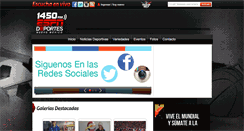 Desktop Screenshot of espndeportes1450.com